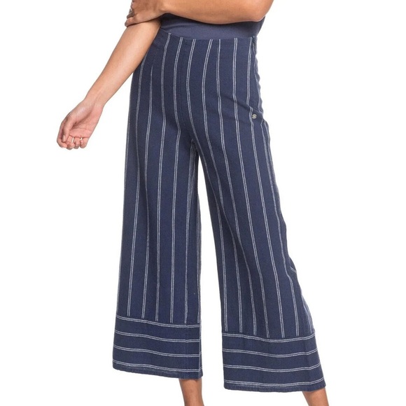 Roxy High Waisted Wide Leg Linen Pants - Picture 4 of 4